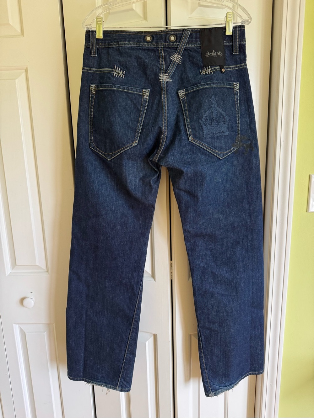LEE COOPER Men’s Navy Cotton Straight Jeans 30/32